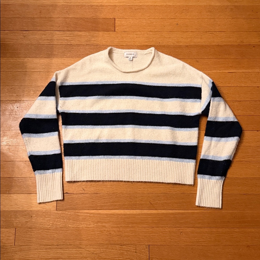 EVEREVE Mona Striped Long Sleeve Pullover women’s XS